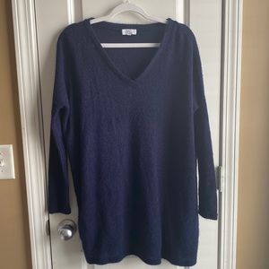 Blue piko sweater